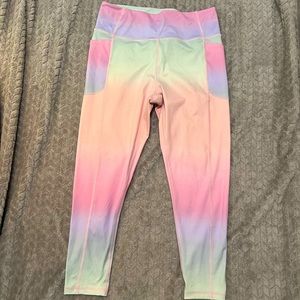 Victoria Secret pastel Tie dye legging